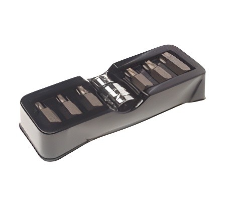 Набор бит 1/2" TORX T25-T55 с держателем 7 предметов в ложементе ROCKFORCE RF-4074 ROCK FORCE