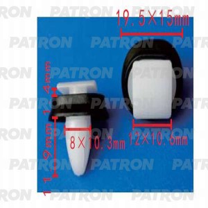 КРЕПЛЕНИЕ МОЛДИНГОВ FIAT DUCATO DUCATO (2002>) P370268 PATRON