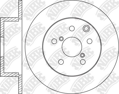 Диск тормозной SUBARU Forester 2012 - / Impreza 2012 - RN1659 RN1659 NIBK