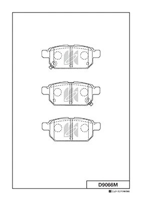 Колодки тормозные задн. Suzuki Swift IV 1.2,1.3DDiS 10- D9066M D9066M MK KASHIYAMA