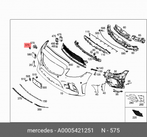 прокладка датчика парковки!\ MB A 000 542 12 51 MERCEDES BENZ