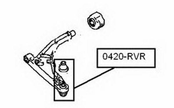 Опора шаровая 0420RVR 0420-RVR ASVA