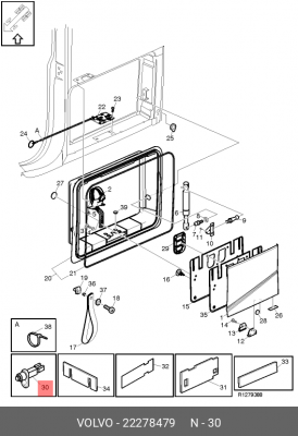 КОНЦЕВОЙ ВЫКЛЮЧАТЕЛЬ ДВЕРИ VOLVO 22278479 VOLVO