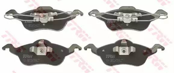 Колодки передние FORD FOCUS I GDB1358 GDB1358 TRW