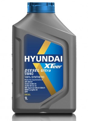Масло моторное HYUNDAI XTEER D800 5W-40 1л 1011223 1011223 HYUNDAI XTEER