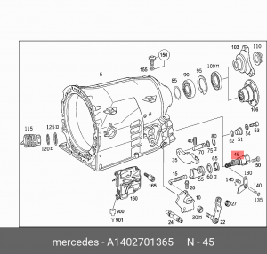 MB W140 на АКПП A 140 270 13 65 MERCEDES BENZ