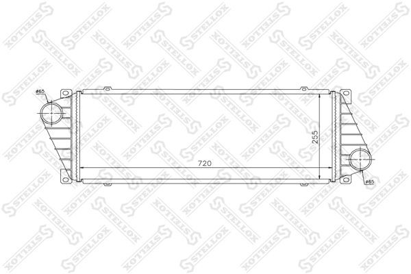 интеркулер!\ MB Sprinter 2.3i-2.9D 95> 81-10855-SX STELLOX