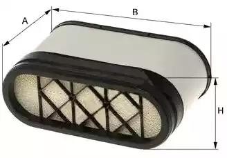 Фильтр воздушный HUMMER H2 JS ASAKASHI A0589 JS ASAKASHI