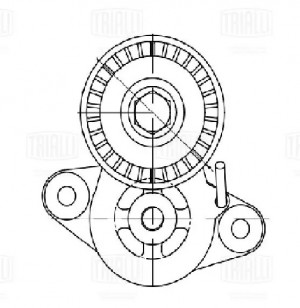 Ролик привод. ремня Geely Atlas (16-) 1.8T (с натяж. мех.) (CM 5673) CM5673 TRIALLI
