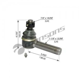 наконечник рулевой тяги !левыйFRL/INTERN/Volvo 780.239 MANSONS