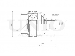 ШРУС внутренний CVJ-30033 UNIO