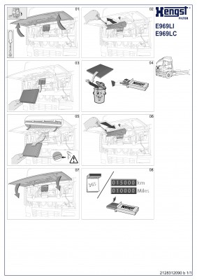 Фильтр воздушный кабины 95XF/CF E969LI HENGST