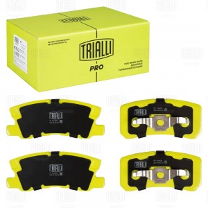 Колодки тормозные дисковые задние керамические PRO PF1104CR TRIALLI