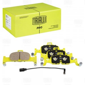 Колодки торм. Audi A4 (B9) (17-) диск. перед. т/с Ate (керам.) (с датч.) (PF 447 PF4474CR TRIALLI