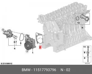 Уплотнитель металл 11517793796 11 51 7 793 796 BMW