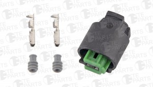 Разъём 2х контактный 2-pin, уплотнитель 7733599 TE PARTS