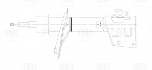 Амортизатор передний AG16055 TRIALLI