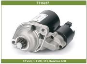 Стартер AUDI A3 (98-03) (1.6/1.8) 12В 1.1кВт TESLA TECHNICS TT15237 TESLA TECHNICS