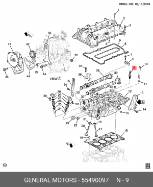 OPEL ASTRA K (2016>) 55490097 GENERAL MOTORS