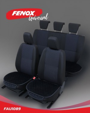 Накидка на сиденье велюр черная (3 предм.) Prestige FENOX FAU1089 FENOX