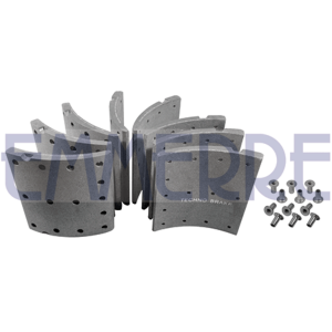 Накладки тормозные 19090/19938 (175 мм) STD Volvo с заклепками AC2137 EMMERRE