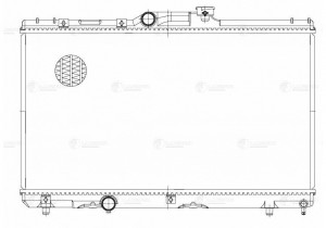 Радиатор охл. для а/м Toyota Corolla (91-) MT  LRc1914 LRC 1914 LUZAR
