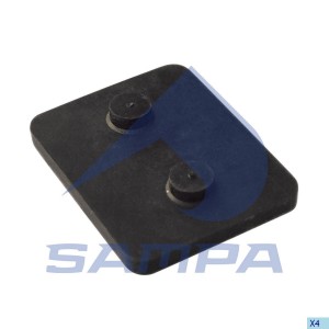 Прокладка MERCEDES 809,814,1117 рессоры межлистовая (65х80х13мм) SAMPA 011.075 SAMPA