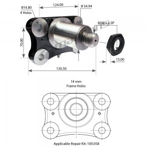 Кронштейн SCANIA 4, 5 & 6 (R CAB) SERIES TRUCKS 100044 MANSONS
