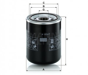 Масляный фильтр W1374/7 W 1374-7 MANN FILTER