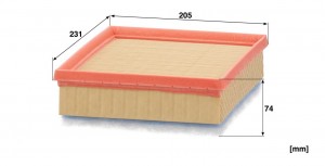 Фильтр воздушный BMW 1 (F20,F21),3 (F30) (N47) MANN C24024 MANN FILTER