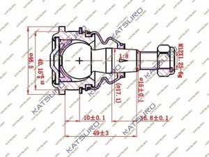 Опора шаровая KAT1026MIT KAT1026MIT KATSURO