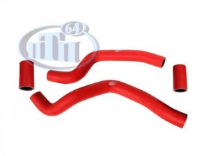 Патрубок системы охлаждения для а/м ВАЗ 2110 (4 шт.) "ПТП64" красный PTP002178 PTP 64