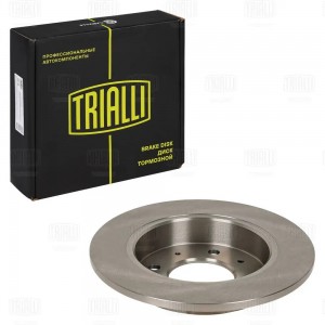 Диск торм. Kia Cerato (04-)/Spectra (04-) зад. d=258 (DF 073302)  2шт DF073302 TRIALLI