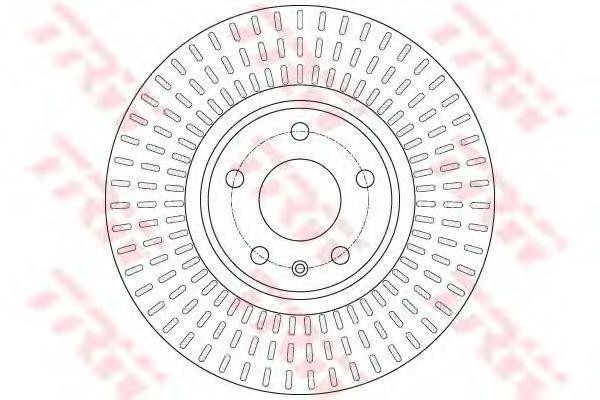 Диск тормозной передний AUDI A4 (B8), A6 (C7) Q5 (8R) (320мм) DF6148 DF6148 TRW