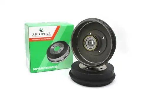 Барабан тормозной ЛАДА Vesta задний в сборе с подшипником (1шт.) АВТОРЕАЛ AV1002 AVTOREAL