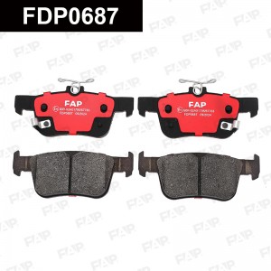 Тормозные колодки дисковые смесь CERAMIC FDP0687 FDP0687 FAP