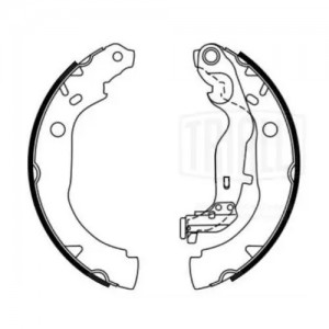 Колодки тормозные RENAULT Duster задние барабанные (4шт.) TRIALLI GF 4412 TRIALLI
