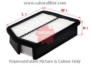 Фильтр воздушный HYUNDAI ix35/i40 11-/KIA SPORTAGE 10- A28590 A28590 SAKURA