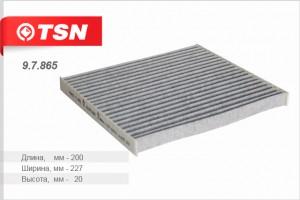 фильтр салона!угольныйSsangYong New Actyon G20/D20 10> 9.7.865 TSN