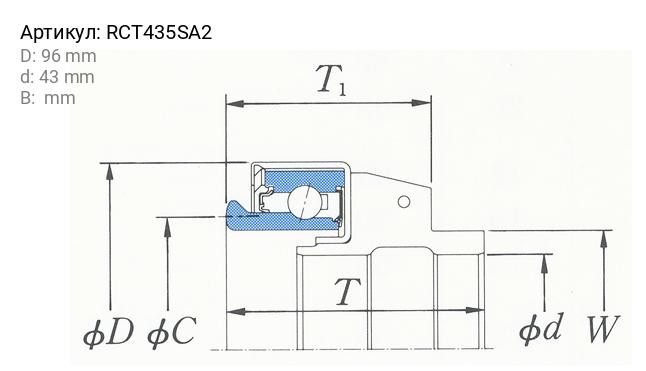 ВЫЖИМНОЙ ПОДШИПНИК 2115 KOYO RCT435SA2 RCT435SA2 KOYO