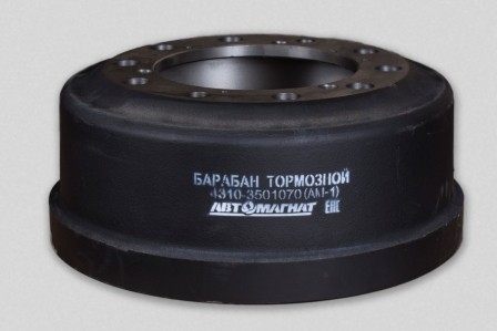 барабан тормозной !диаметр отверстия 28 мм старого образца\ KAMAZ 4310 43103501070 AVTOMAGNAT