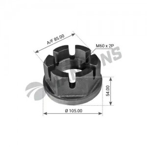Гайка M 60x2/SW85 150Nm 300057 MANSONS