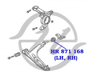 Сайлентблок HR 871 168 HANSE