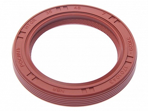 Сальник ГАЗ-31029,3302 крышки подшипника вала первичного КПП 2.2-35х48х7 РОСИЧЪ 31029-1701043 ROSICH
