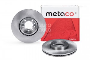 Диск тормозной передний вентилируемый 3050422 3050422 METACO