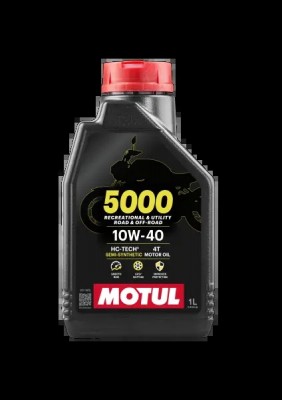 Масло моторное для 4-х тактных двигателей MOTUL 5000 4T 10W40 п/синт.1л 104054 MOTUL