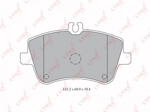Колодки тормозные дисковые передние BD-5317 LYNXAUTO