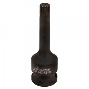 Головка ударная торцевая 1/2 DR внешний SPLINE M10 (ATAS035) ATAS035 AIRLINE