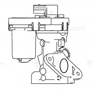 Клапан EGR (рециркуляции выхл. газов) для а/м Peugeot Boxer (06-)/Ford Transit ( LVEG 2002 LUZAR