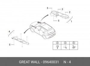 Кнопка-застежка 09640031 09640031 GWM
